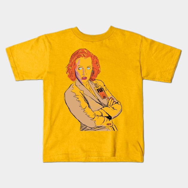 Scully Kids T-Shirt by mcguima